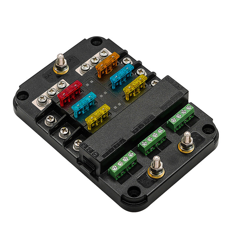 跨境房车游艇保险盒带红蓝指示灯