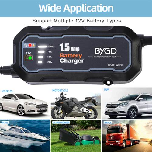 1.5A汽摩车电瓶充电器100V-240V