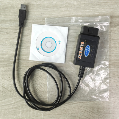 黑色 ELM327 USB 25K80 With Switch For FoCCCus Cable 刷隐藏