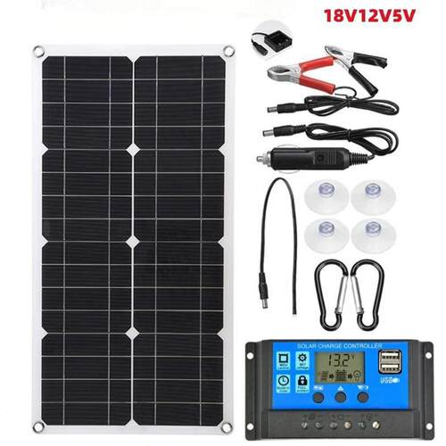 跨境太阳能板灯ID25W100w控制器