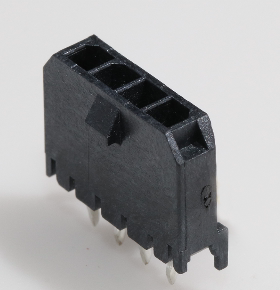 台湾翰荃 可替代molex43650-0500/436500500/单排5P间距3.0黑色母