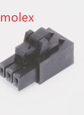 Molex正品1722561103/172256-1103Ultra-Fit电源连接器4P3.5mm黑