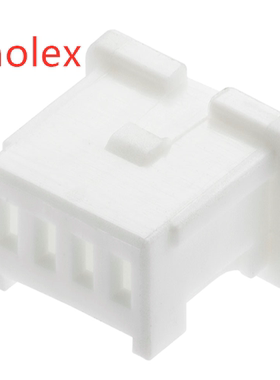 Molex正品5013300400/501330-0400线对板白色15P间距1.00mm
