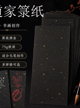 上好洒金黑纸宣纸箓纸道士用纸