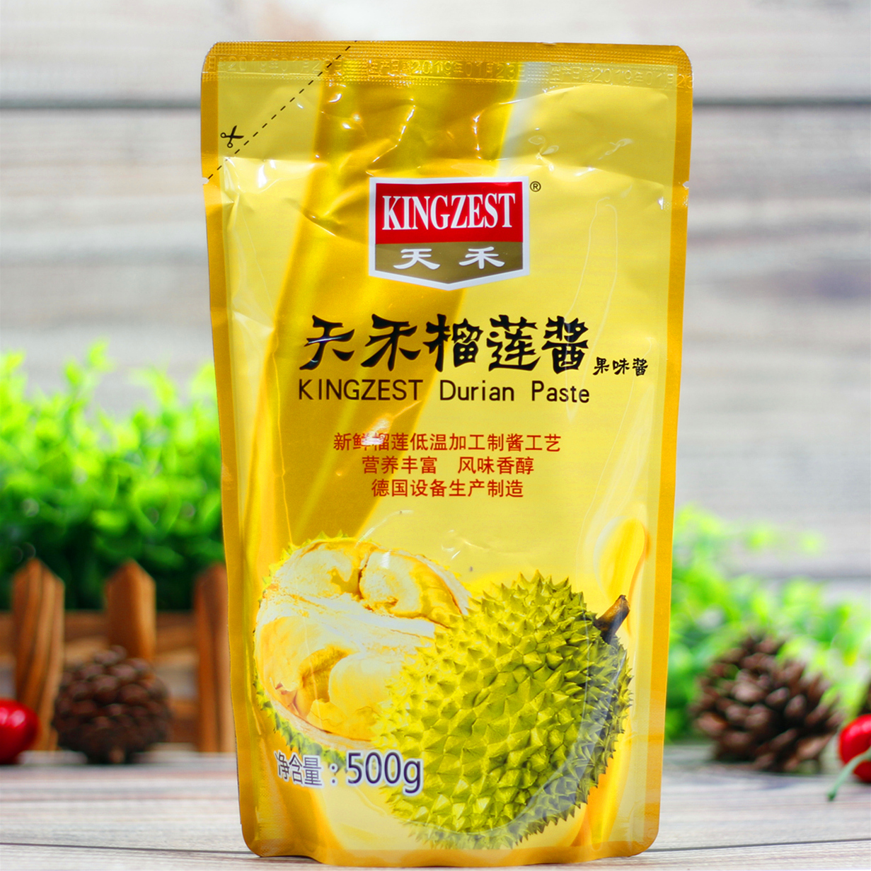 天禾500g印度飞饼雪糕商用榴莲酱