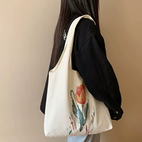 Ретро небольшая дизайнерская универсальная сумка, вместительный и большой тканевый мешок на одно плечо, коллекция 2021, подходит для студента