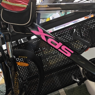 自行车架贴纸适用XDS车标贴RS350RS380喜德盛车身改色贴纸LOGO