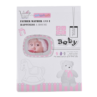 广博PA67324Y-1插袋相册宝宝成长照相簿4D大6寸120张精美家庭影集