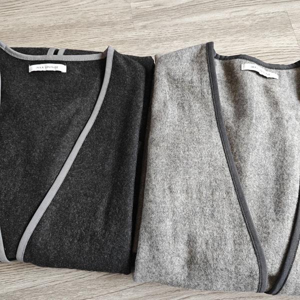 日单长款系腰带薄毛料风衣