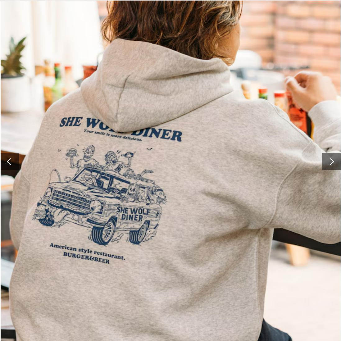 情侣款软糯拉毛连帽卫衣