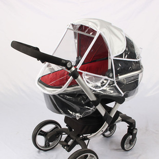 婴儿车防雨罩宝宝推车防风罩儿童伞车防疫防飞沫透明雨衣防寒通用