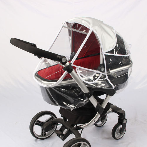 婴儿车防雨罩宝宝推车防风罩儿童伞车防疫防飞沫透明雨衣防寒通用