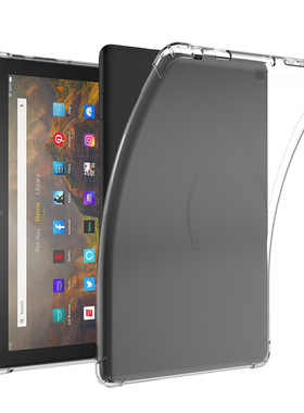适用kindle fire HD10 2021款软胶皮套2021平板HD10Plus防摔透明TPU胶保护外壳