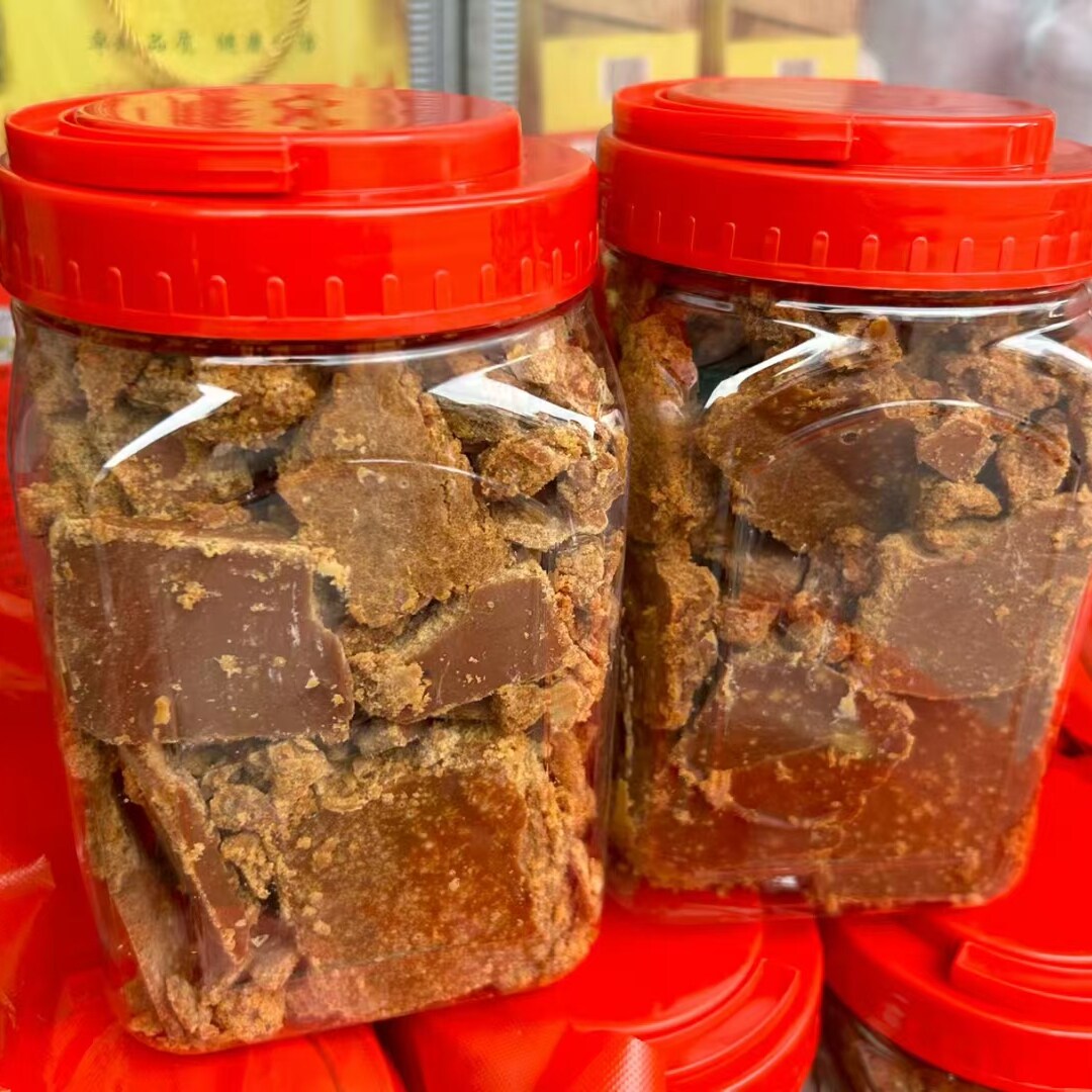 东阳土红糖上市新红糖义乌土特产传统手工纯甘蔗糖块糖细糖真红糖