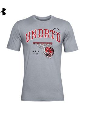 安德玛官方UA SC30 Bball Inspired GRX男子T恤1358045