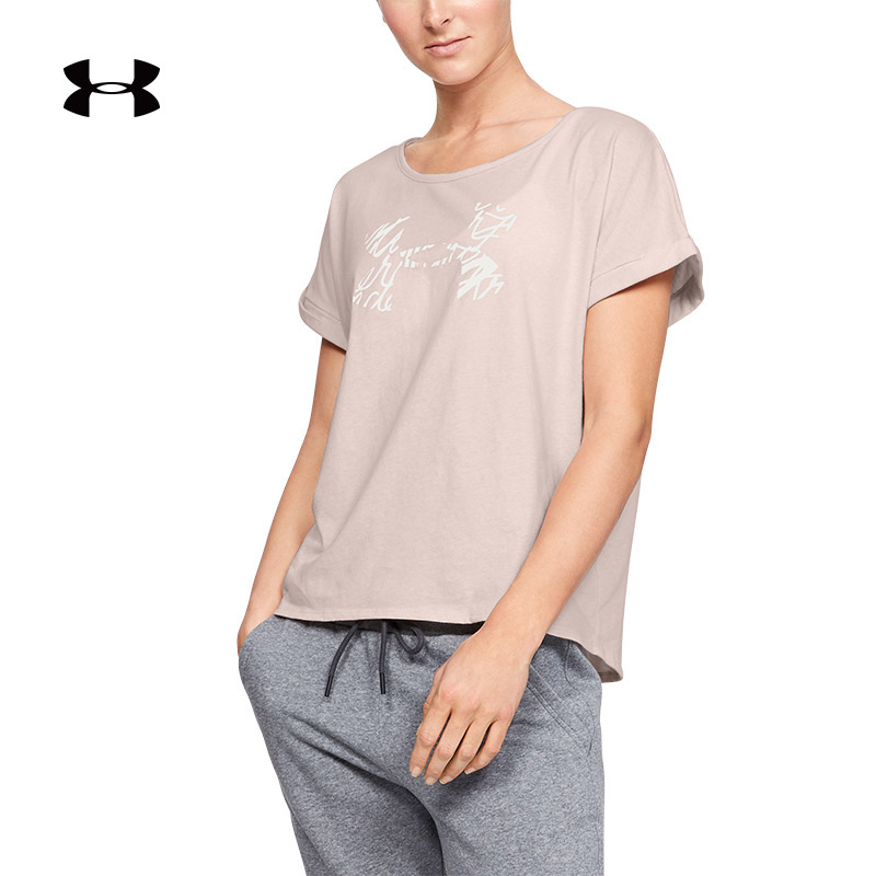 安德玛女子训练运动t恤官方