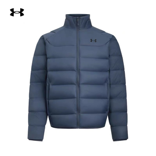 安德玛 鸭绒羽绒服6010876 UA秋冬Core男子轻质运动休闲短款
