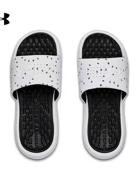 安德玛 官方 UA Playmaker Micro 女子运动拖鞋-3022724