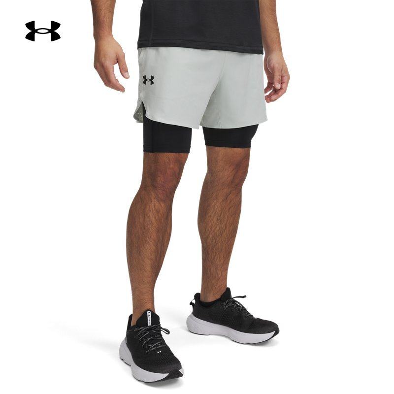 UA Peak男子梭织训练运动二合一短裤1378604,运动服/休闲服装,运动中长裤／短裤,淘宝优惠券,粉丝福利购,淘宝优惠卷