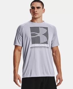 安德玛 UA春夏Velocity男子训练运动短袖T恤1370653