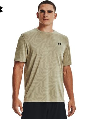 安德玛官方UA春夏Vent男子提花训练运动短袖T恤1370365