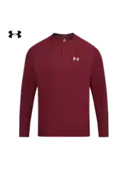 Under Armor Official Ua Autumn and Winter Ef Men's Henry Collar Sports Casual Long-Sleeved T-Shirt 6010174