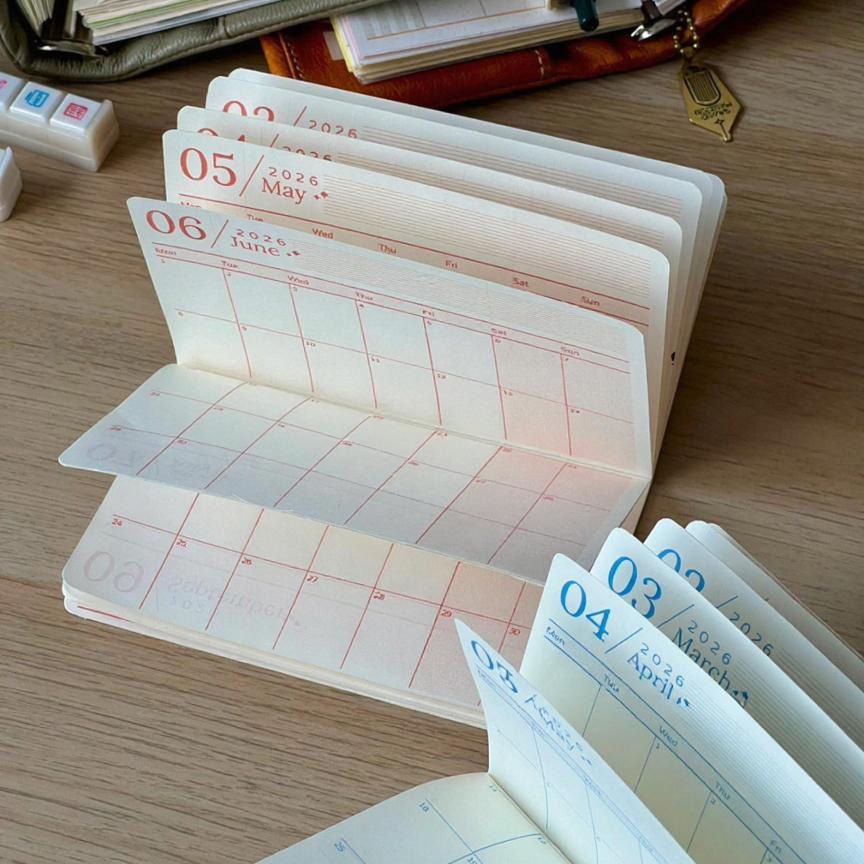 2026日程记录存折本a7便携心情