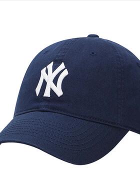 韩国MLB帽子专柜正品NY洋基队四季防晒大透气檐鸭舌帽棒球帽cp66