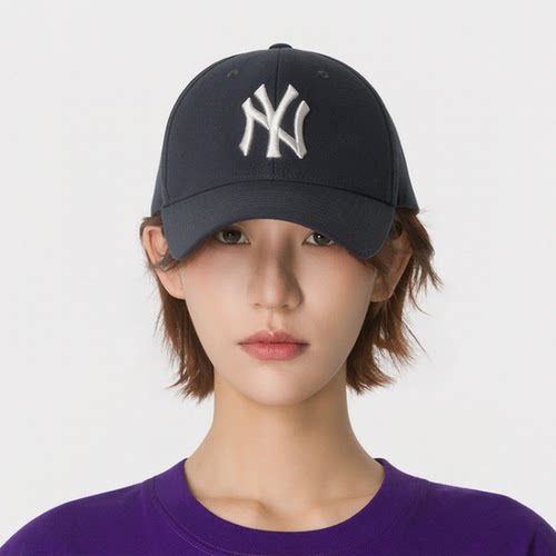 潮牌字母刺绣遮阳棒球帽硬顶MLB
