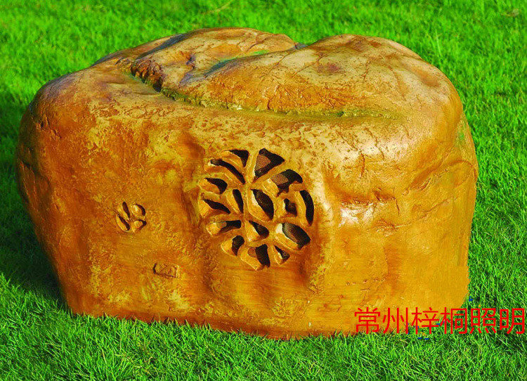 户外防水草坪音箱 草地音箱 石头定阻喇叭音响 别墅小区背景音乐
