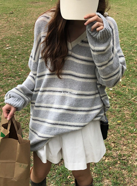 OVERTAKE Amy韩代 26早春 翻领条纹连衣裙 纯色百搭 时尚洋气