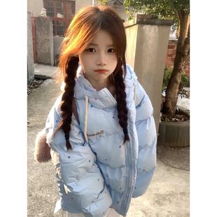 冬季棉衣棉服女款2025新款波点超好看加厚保暖小个子学生棉袄外套