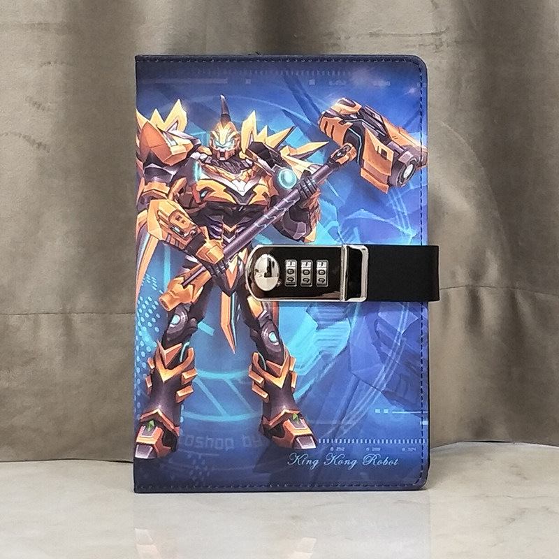 A5儿童密码本带锁日记本中小学生笔记本子文艺精致记事本小清新加