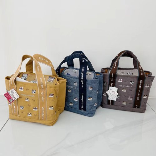 日本kusuguru森系重工刺绣手提包