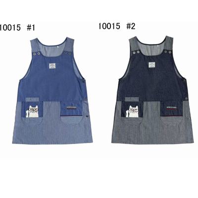 Kusuguru刺绣猫咪法斗围裙