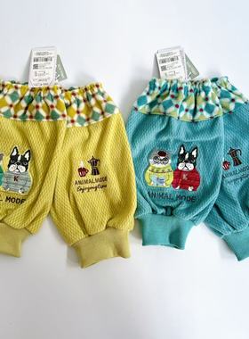 日本Kusuguru正品刺绣猫咪法斗套袖摇粒绒防油防污袖套家务8645