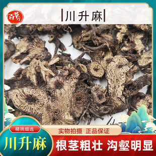 野生升麻正宗四川升麻百草厅道地升麻葛根汤升麻无硫升麻中药材