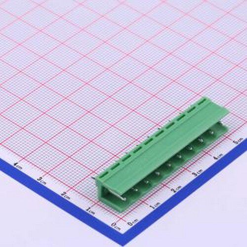 HT508V-5.08-10P 插拔式接线端子 1x10P 5.08mm 排数:1 每排P数:1