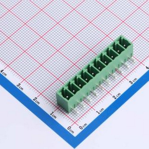 A381RC-10P0G36 插拔式接线端子 A381RC-10P0G36 弯插,P=3.81mm