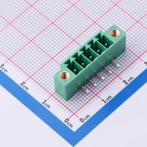 MX15EDGRM-3.5-05P-GN01-Cu-A 插拔式接线端子 螺丝固定 1x5P 3.5