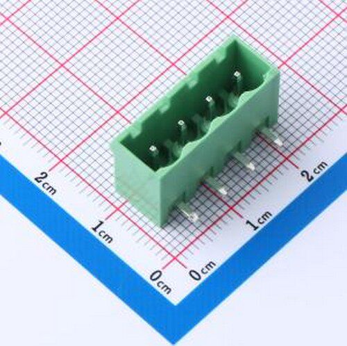 DB2ERC-5.0-4P-GN 插拔式接线端子 5mm 排数:1 每排P数:4 绿色 弯