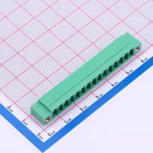 MX15EDGVM-3.5-15P-GN01-Cu-A 插拔式接线端子 螺丝固定 1x15P 3.