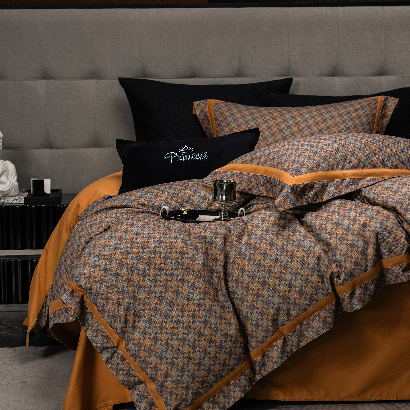 2025新轻奢50支全棉磨毛四件套