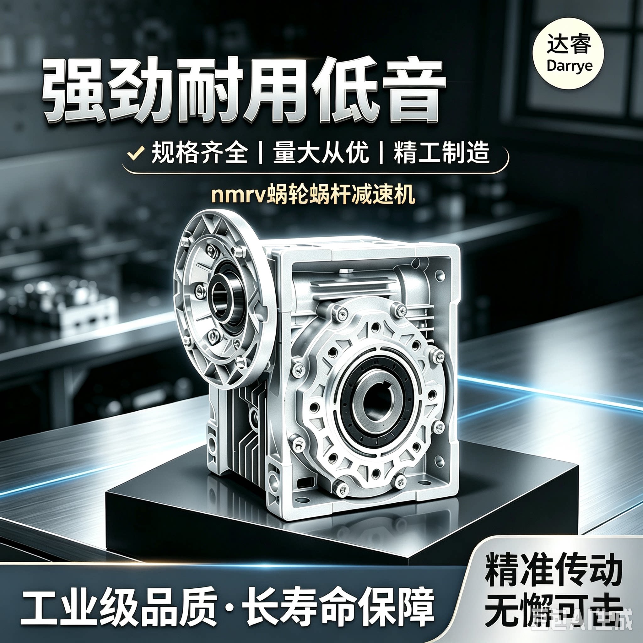 蜗轮蜗杆减速机nmrv涡轮减速器