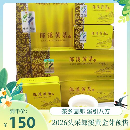 郎溪黄茶明前头采嫩芽端午茶礼盒