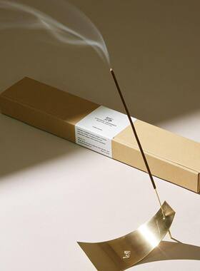 日本APFR进口手工黄铜片状香插原版香座Apotheke手作香盘线香底座