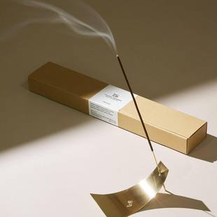 日本APFR进口手工黄铜片状香插原版 香座Apotheke手作香盘线香底座