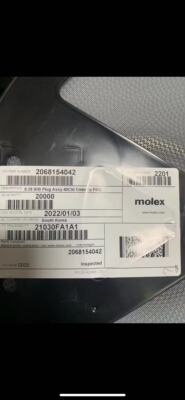 molex内连座现货2068154042