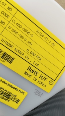 现货TG13BS-18S-0.4SH 广濑 0.4间距 18pin