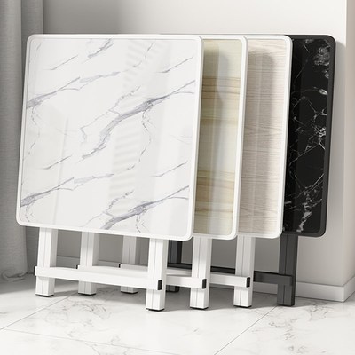 速发小摊子可折叠桌餐桌家用户型简易屋用户外便携式摆桌方饭吃桌